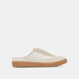 NOTICE SLIDE SNEAKERS IVORY MULTI SUEDE