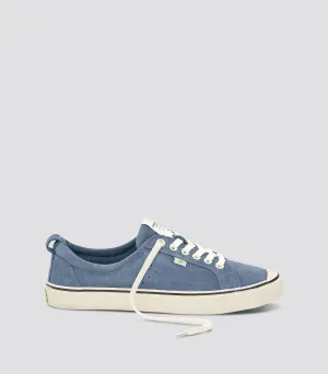 OCA Low Stripe Blue Mirage Suede Sneaker Women