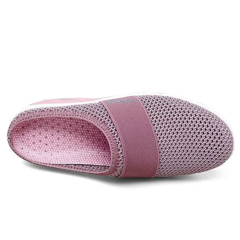 OCW Women Breathable Slippers Mesh Lightweight Thick Air Sole Shoes