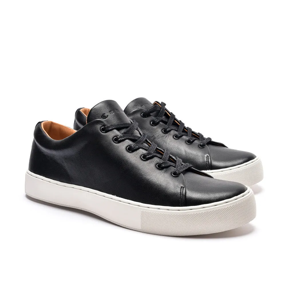 OVERSTONE DERBY SNEAKER - BLACK WHITE