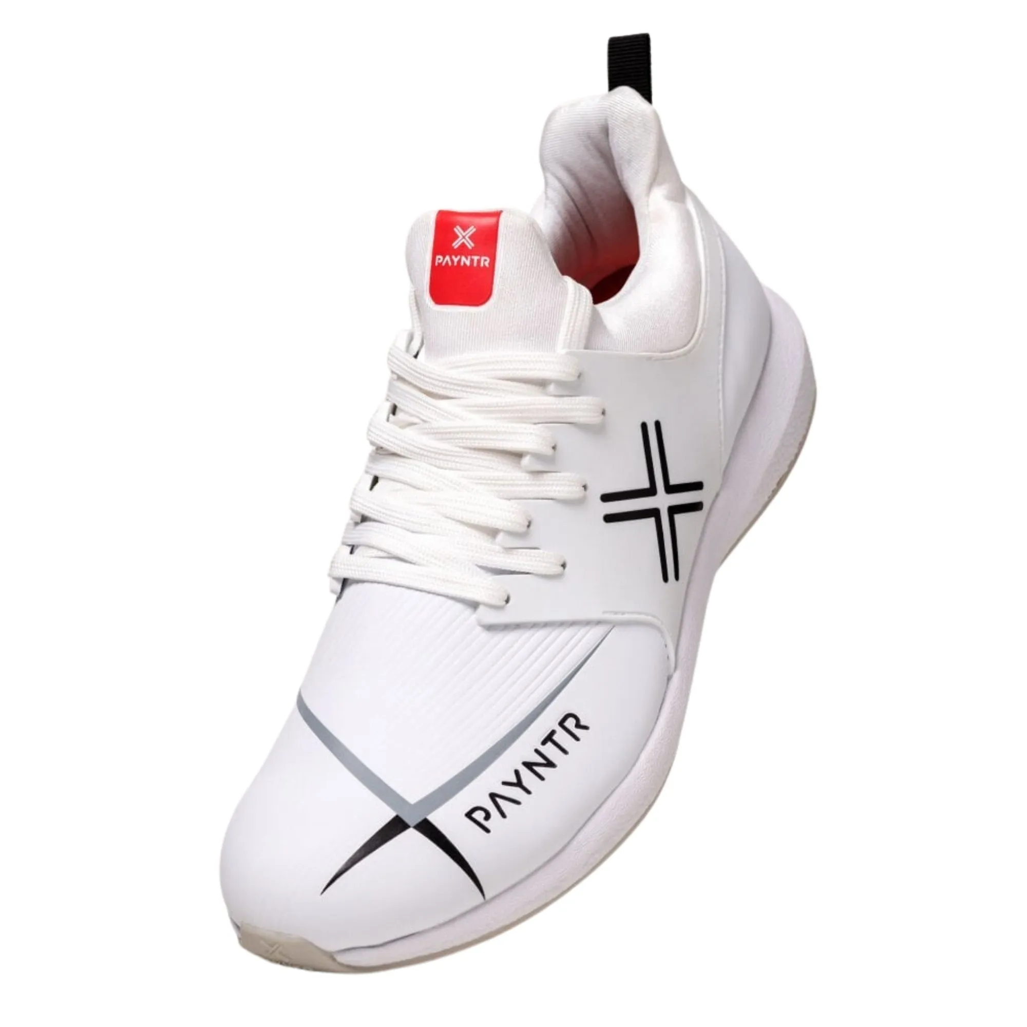 Payntr Cricket Shoes, X-MK3-Pimple All Rounder Cricket Shoes - All White