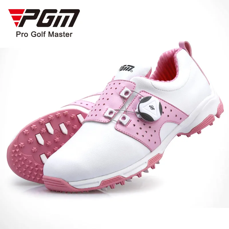 PGM XZ098 logo custom ladies golf shoes from China stylish golf shoes for women