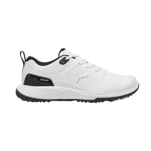 PUMA Fusion Flex Men's Spiked Shoes (White/Black)