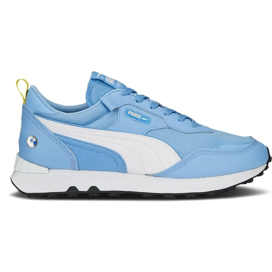 Puma Men's BMW Motorsport Rider FV AC Shoes - Day Dream Blue / White / Yellow