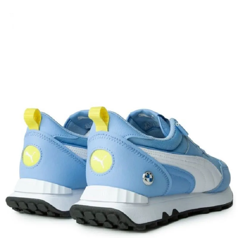 Puma Men's BMW Motorsport Rider FV AC Shoes - Day Dream Blue / White / Yellow