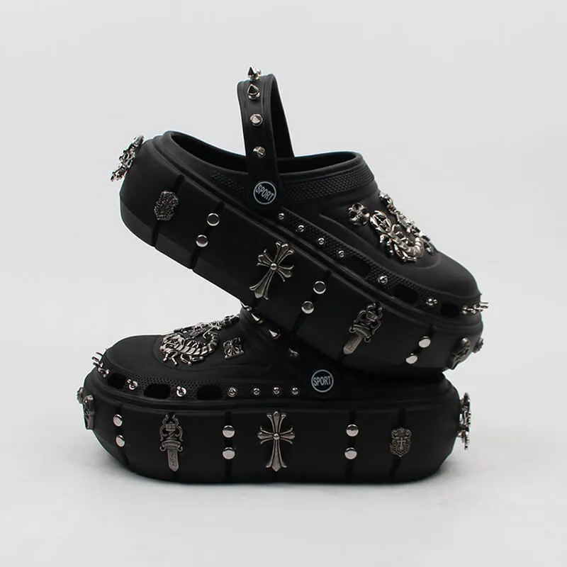 Punk Pins High Platform Grunge Sandals Shoes