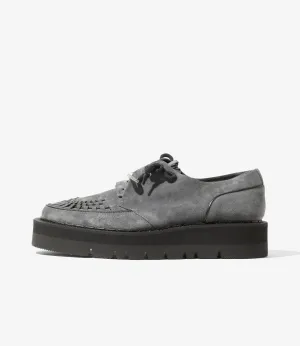 QR Gibson – Charcoal Suede