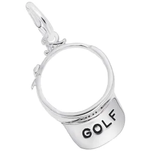 Rembrandt Charms - Golf Visor Charm - 8116