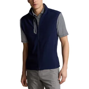 RLX Ralph Lauren Panelled Stretch Terry Golf Vest  - French Navy