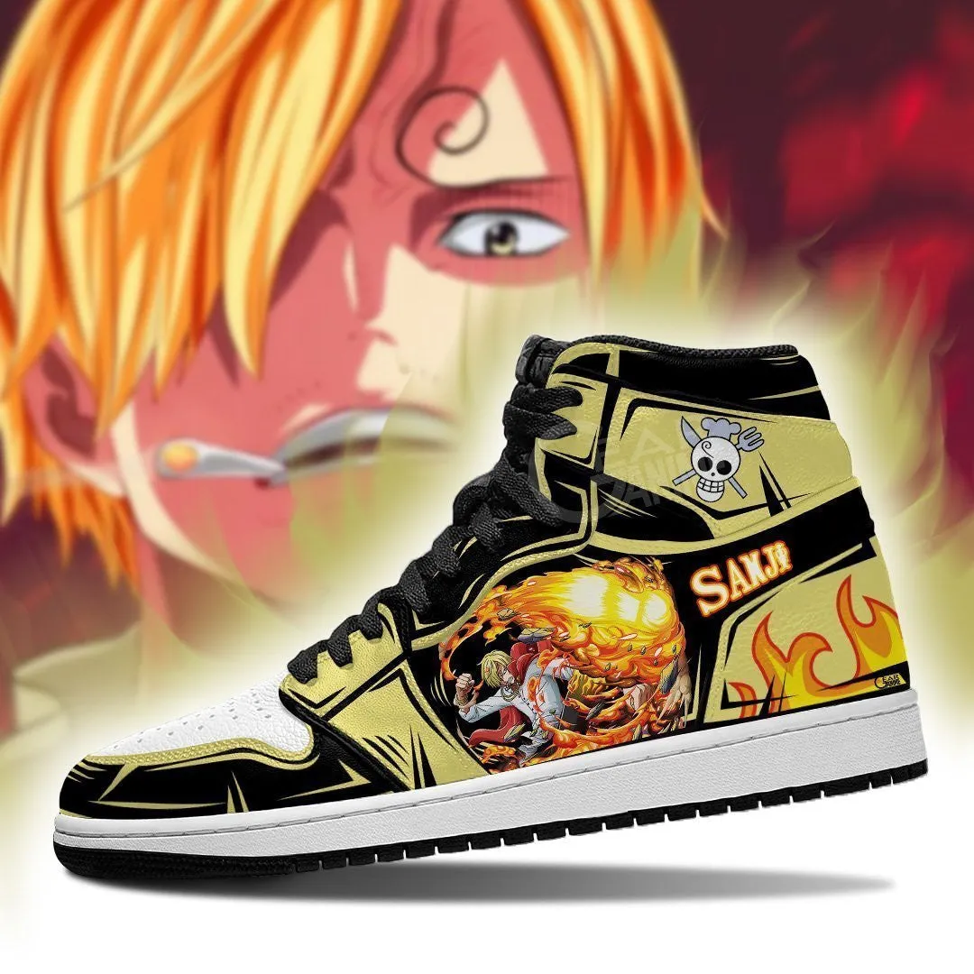 Sanji Diable Jambe Sneakers Custom Anime OP Shoes