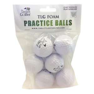 TLG Foam Practice Golf Balls (6-Pack)