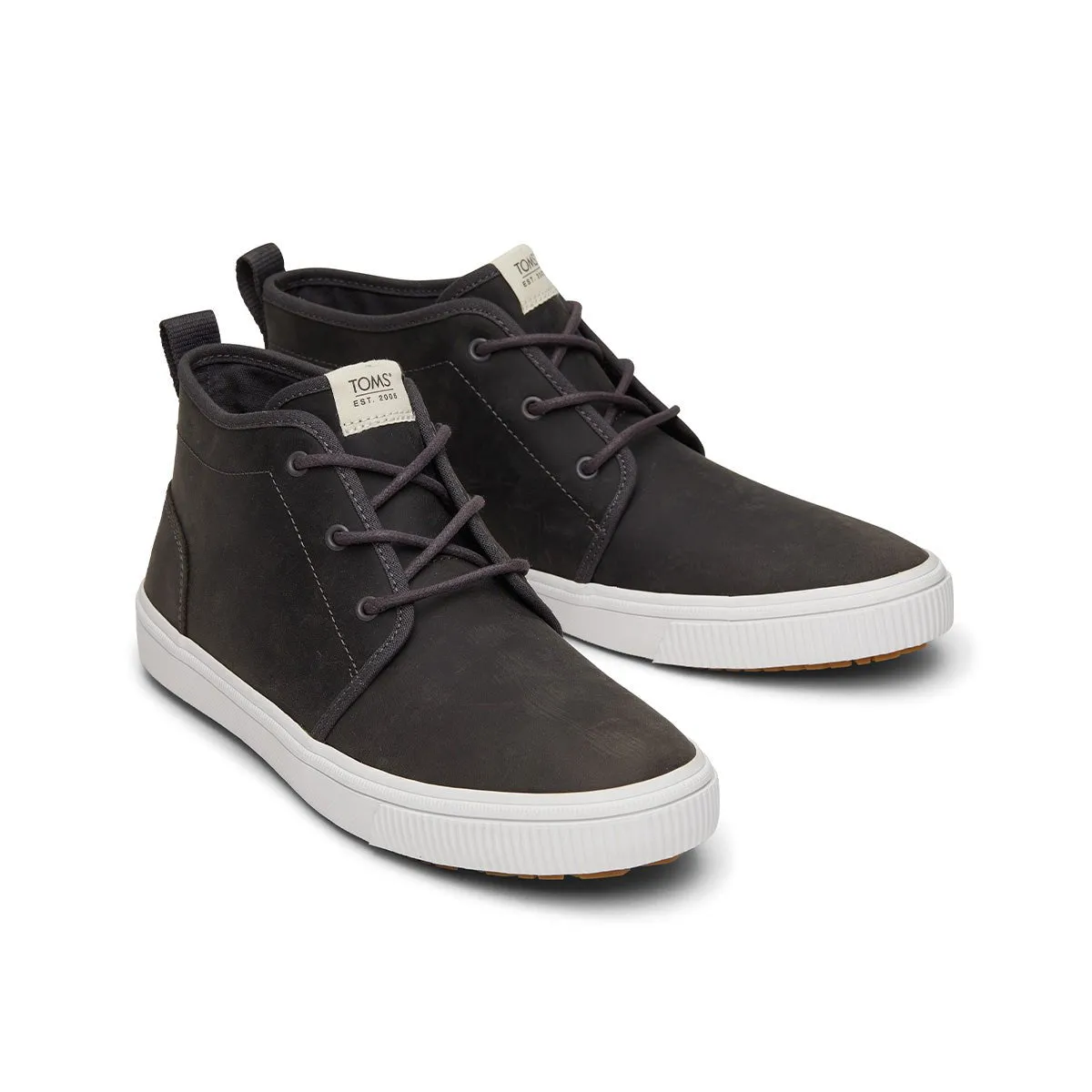 TOMS Sneaker Carlo Mid Terrain Men - Forged Iron Grey Leather