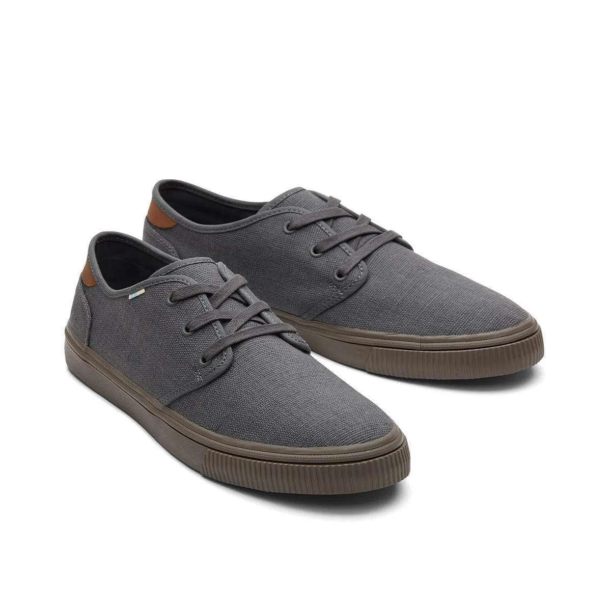 TOMS Sneakers Carlo Lace - up Mens - Graphite Heritage Canvas