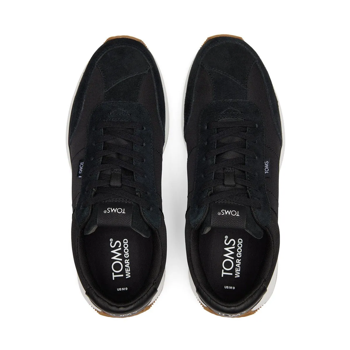 TOMS Sneakers Wyndon Men - Black Nylon Suede