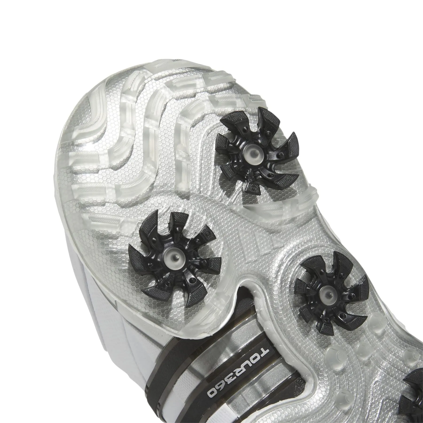 Tour360 22 Golf Shoes White/Core Black/Silver Met. - SS23