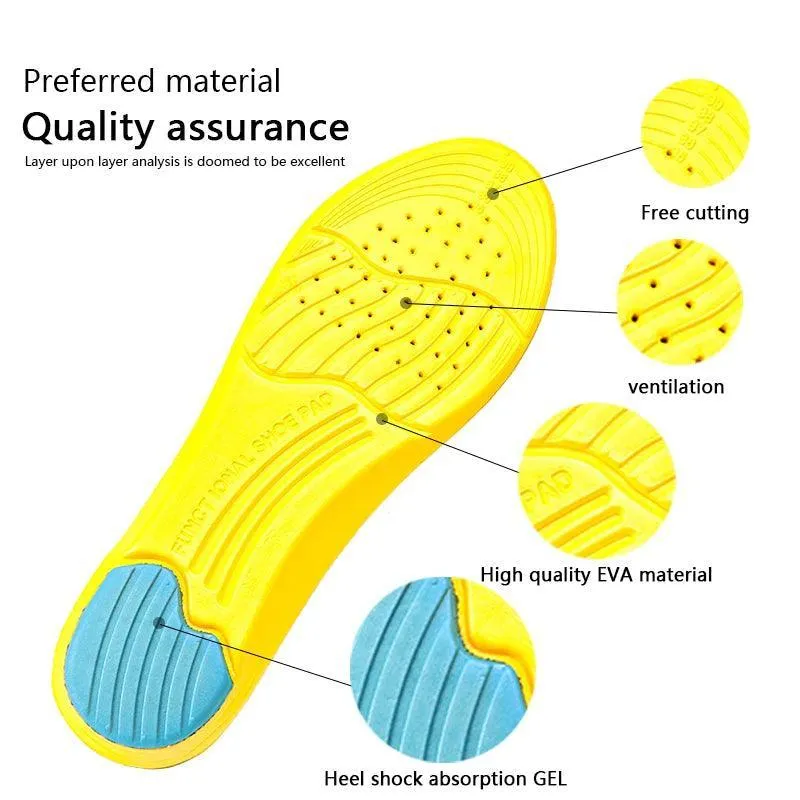 Ultimate Comfort Memory Foam Insoles for Running and Sports Performance