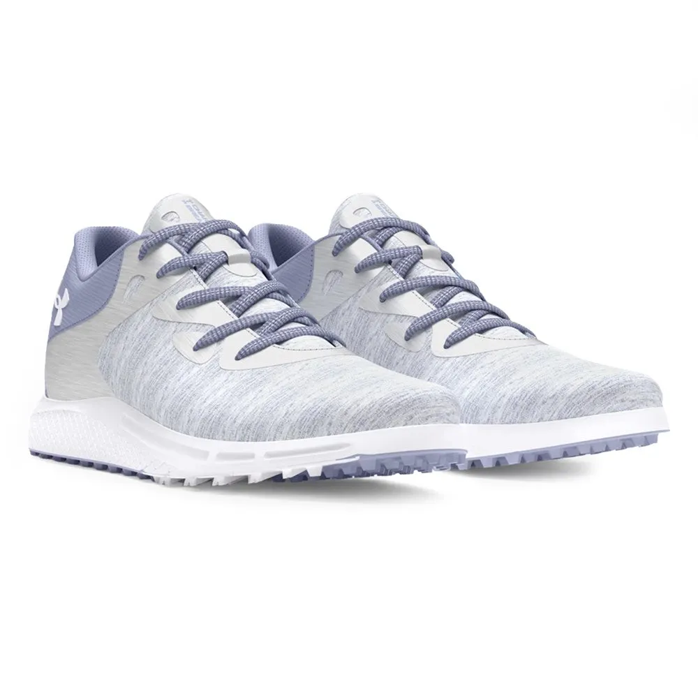 Under Armour Women's Charged Breathe 2 Knit Spikeless Golf Shoes -  Celeste/ White