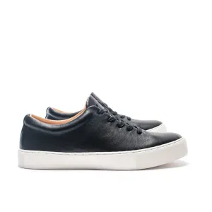 UPTON WHOLECUT SNEAKER - BLACK WHITE