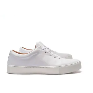 UPTON WHOLECUT SNEAKER - WHITE WHITE