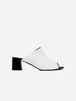 Uptown Desserto® Cactus Leather Vegan Mules | White