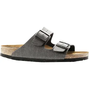 Women's Birkenstock Arizona Anthracite Pull Up Birko-Flor