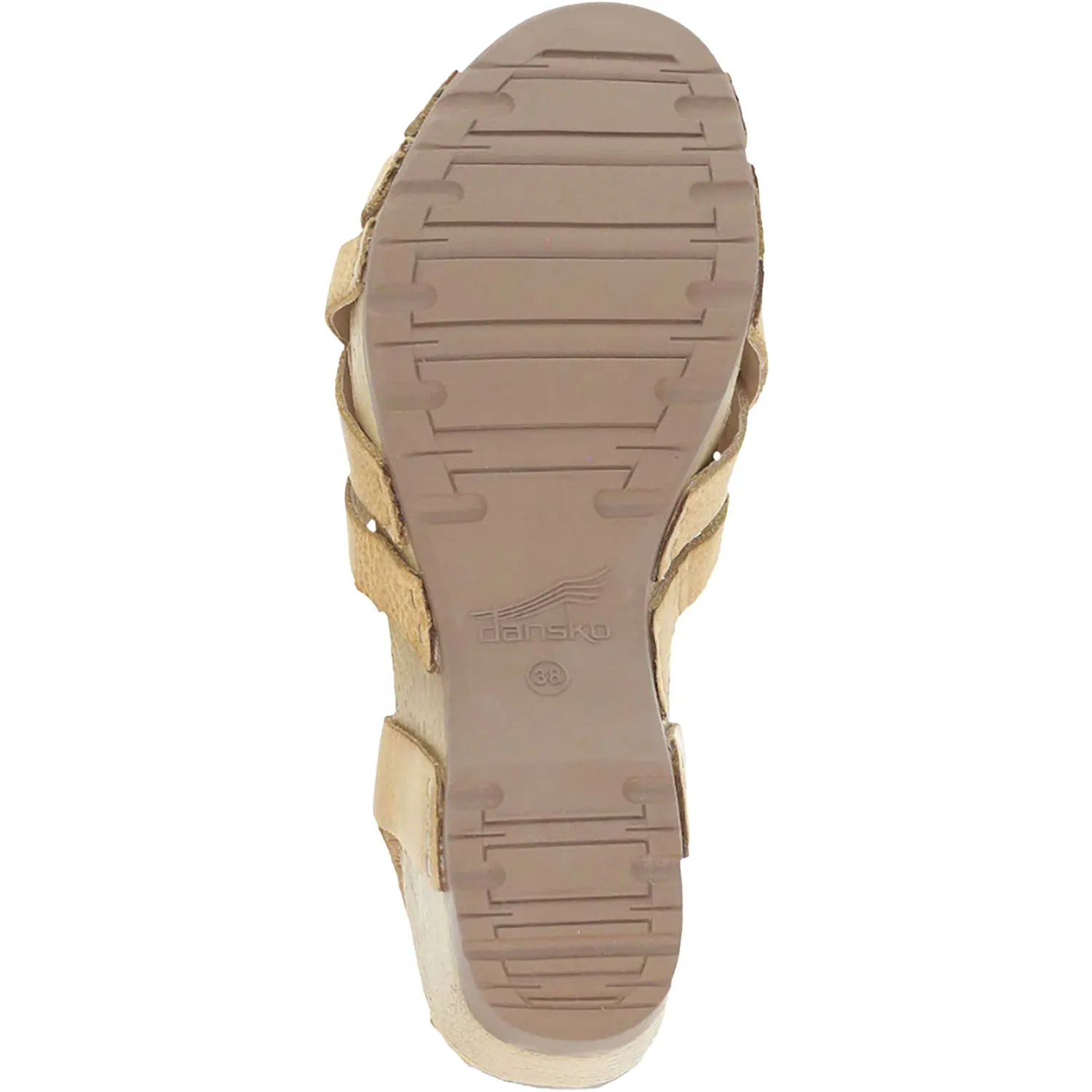 Women's Dansko Tinley Tan Milled Burnished Leather