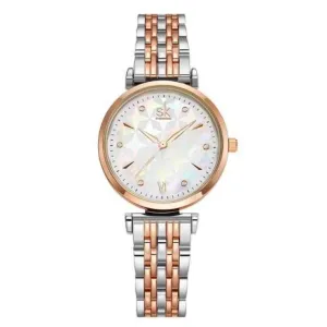 Women's Simple Watch Silver Classical Wristwatch K0136