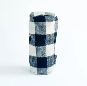 Wool Driver Headcover - Black White Buffalo Check