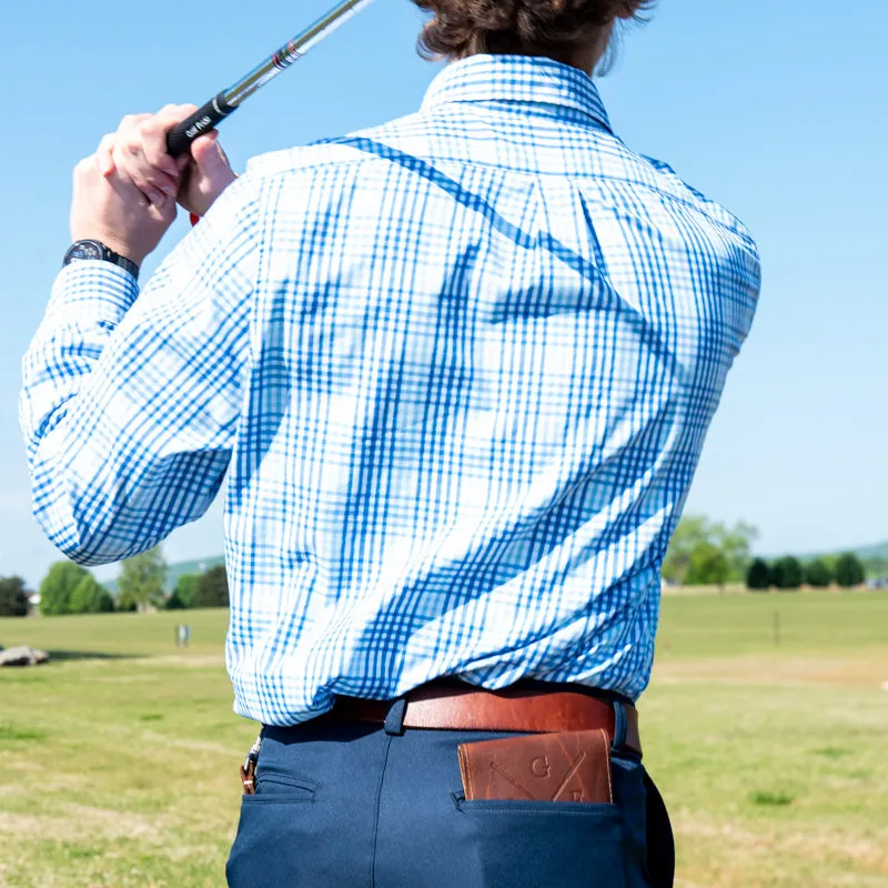 Your Logo   Our Leather - Fine Leather Golf Scorecard Holder and Logbook - Custom Logo and Corporate Gifting